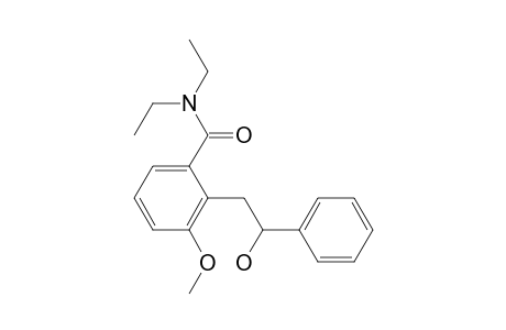 N,N-diethyl-2-(2'-hydroxy-2'-phenylethyl)-3-methoxy-benzamide