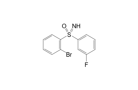 (2-Bromophenyl)(3-fluorophenyl)(imino)-.lambda.6-sulfanone