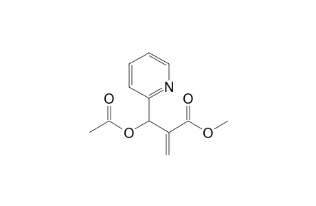 2-[acetoxy(2-pyridyl)methyl]acrylic acid methyl ester