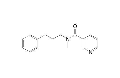 N-(3-Phenylpropyl)pyridine-3-carboxamide, me derivative