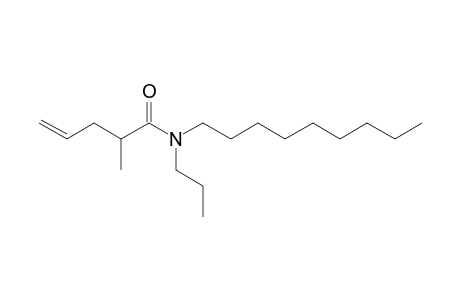 Pent-4-enoylamide, 2-methyl-N-propyl-N-nonyl-