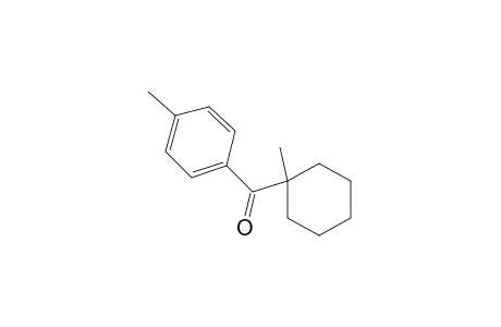 1-methylcyclohexyl p-tolyl ketone