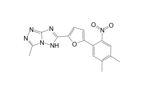 Furan, 2-(3-methyl-5H-[1,2,4]-triazolo[3,2-c][1,2,4]-triazol-6-yl)-5-(3,4-dimethyl-6-nitrophenyl)-