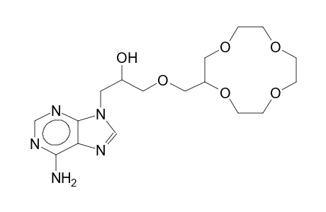 1-(ADENIN-9-YL)-2-HYDROXY-4-OXAPENT-5-YL-12-CROWN-4