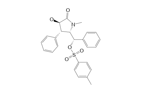 2-Pyrrolidinone, 3-hydroxy-1-methyl-5-[[[(4-methylphenyl)sulfonyl]oxy]phenylmethyl]-4-phenyl-, [3R-[3.alpha.,4.beta.,5.alpha.(S*)]]-