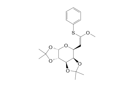 (Z)-(2'S,3'R,4'R,5'R,6'R)-2-[2'-(3',4',5',6'-DI-O-ISOPROPYLIDENE)-TETRAHYDROPYRANYL]-1-METHOXY-1-PHENYLTHIO-ETHENE