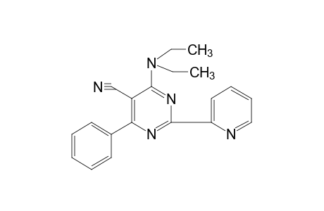 4-(DIETHYLAMINO)-6-PHENYL-2-(2-PYRIDYL)-5-PYRIMIDINECARBONITRILE