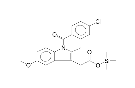 1H-Indole-3-acetic acid, 1-(4-chlorobenzoyl)-5-methoxy-2-methyl-, trimethylsilyl ester