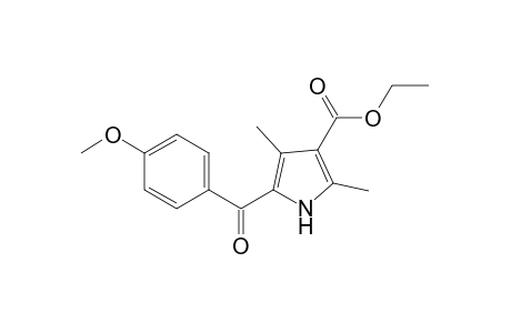 5-(p-anisoyl)-2,4-dimethylpyrrole-3-carboxylic acid, ethyl ester