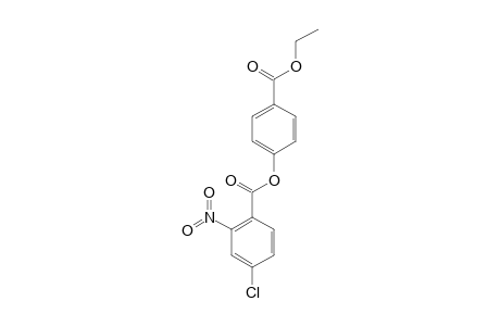 p-hydroxybenzoic acid, ethyl ester, 4-chloro-2-nitrobenzoate