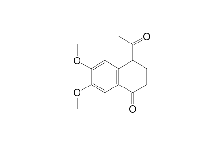 6',7'-dimethoxy-4'-oxo-1', 2' ,3', 4'-tetrahydro-1'-acetonaphthone
