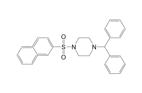 1-(Diphenylmethyl)-4-(naphthalene-2-sulfonyl)piperazine