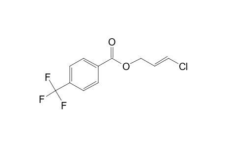 4-(Trifluoromethyl)benzoic acid, 3-chloroprop-2-enyl ester