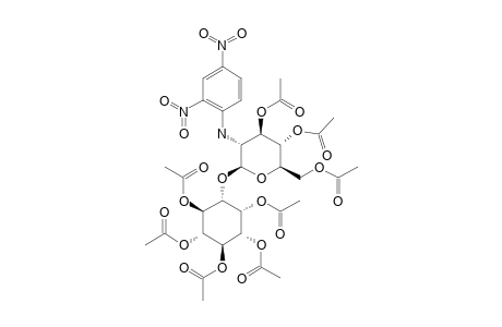 2,3,4,5,6-PENTA-O-ACETYL-1-O-(3,4,6-TRI-O-ACETYL-2-DEOXY-2-(2,4-DINITROPHENYLAMINO)-BETA-D-GLUCOPYRANOSYL)-D-MYO-INOSITOL