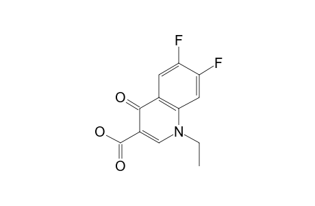 1-Ethyl-6,7-difluoro-4-oxo-1,4-dihydro-3-quinolinecarboxylic acid