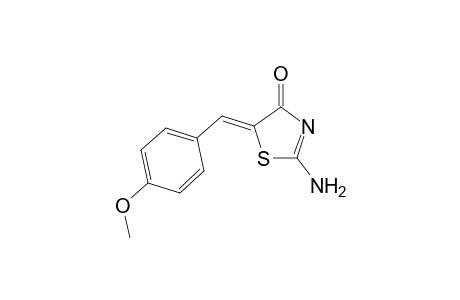 (5Z)-2-Imino-5-(4-methoxybenzylidene)-1,3-thiazolidin-4-one