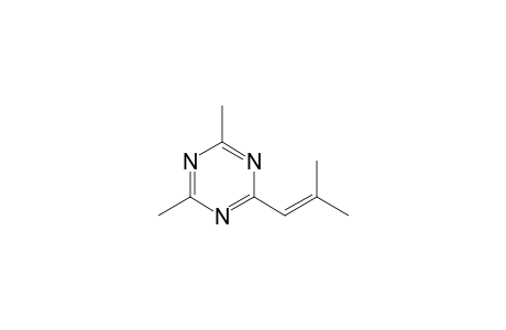 2,4-Dimethyl-6-(2-methyl-1-propenyl)-s-triazine