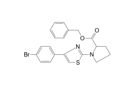 (phenylmethyl) 1-[4-(4-bromophenyl)-1,3-thiazol-2-yl]pyrrolidine-2-carboxylate