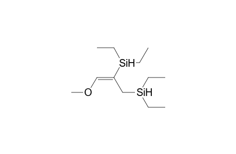 (E)-(3-Methoxyprop-2-ene-1,2-diyl)bis(diethylsilane)