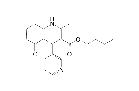 butyl 2-methyl-5-oxo-4-(3-pyridinyl)-1,4,5,6,7,8-hexahydro-3-quinolinecarboxylate