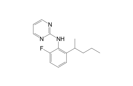 N-[2-Fluoro-6-(pentan-2-yl)phenyl]pyrimidin-2-amine