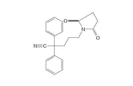 N-(4-cyano-4,4-diphenylbutyl)succinimide