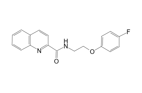 2-quinolinecarboxamide, N-[2-(4-fluorophenoxy)ethyl]-