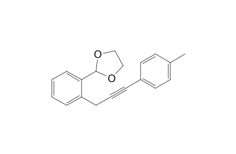 2-{2'-[3''-(4''-Methylphenyl)prop-2''-ynyl]phenyl}-1,3-dioxolane