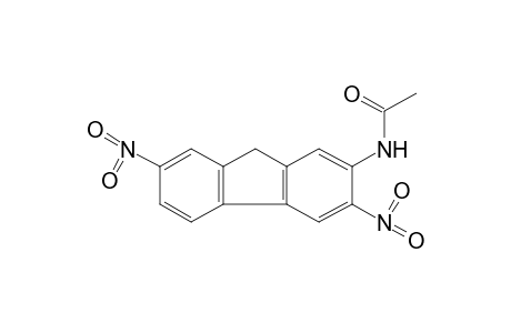 N-(3,7-Dinitrofluoren-2-yl)acetamide