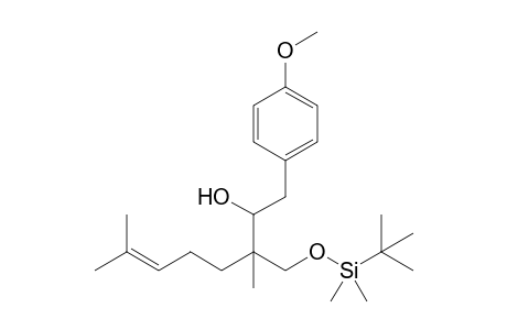 3-{[(t-Butyl)dimethylsilyloxy]methyl}-1-(4'-methoxyphenyl)-3,7-dimethyloct-6-en-2-ol