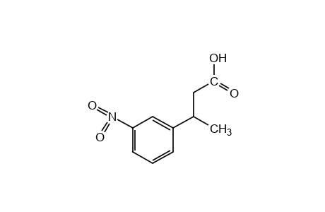 beta-methyl-m-nitrohydrocinnamic acid