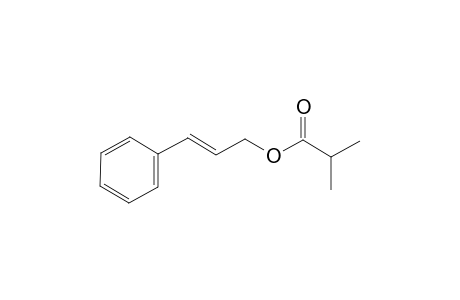 Propanoic acid, 2-methyl-, 3-phenyl-2-propenyl ester