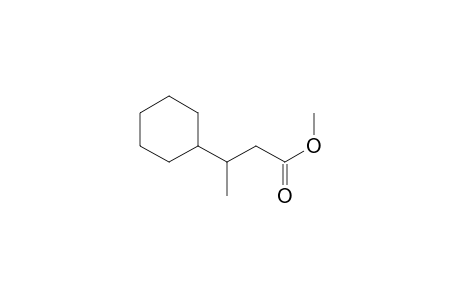 3-cyclohexylbutanoic acid methyl ester