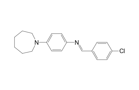 1-{p-[(p-chlorobenzylidene)amino]phenyl}hexahydro-1H-azepine
