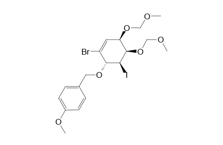 1-((((1R,4R,5R,6R)-2-bromo-6-iodo-4,5-bis(methoxymethoxy)cyclohex-2-en-1-yl)oxy)methyl)-4-methoxybenzene