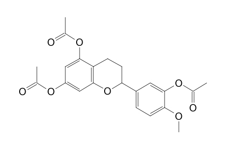 4'-methoxy-3',5,7-flavantriol, triacetate