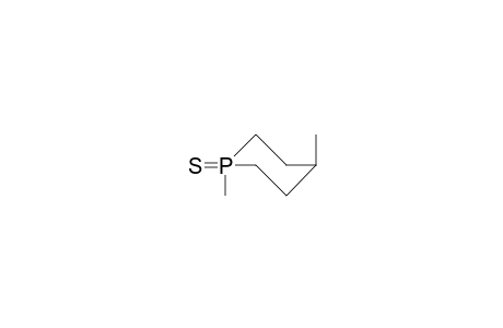 trans-1,4-Dimethyl-phosphorinane-1-sulfide