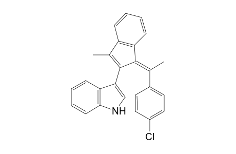 (Z)-3-(1-(1-(4-Chlorophenyl)ethylidene)-3-methyl-1H-inden-2-yl)-1H-indole