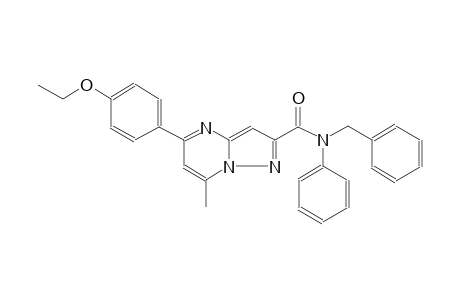 N-benzyl-5-(4-ethoxyphenyl)-7-methyl-N-phenylpyrazolo[1,5-a]pyrimidine-2-carboxamide