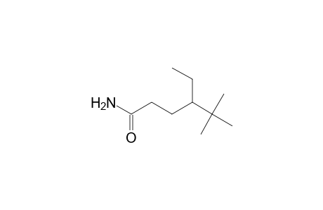4-Ethyl-5,5-dimethyl-hexanamide