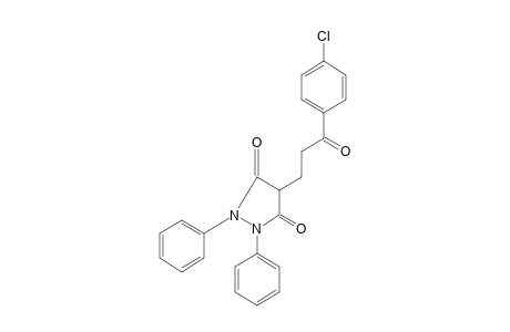 4-[2-(p-chlorobenzoyl)ethyl]-1,2-diphenyl-3,5-pyrazolidinedione