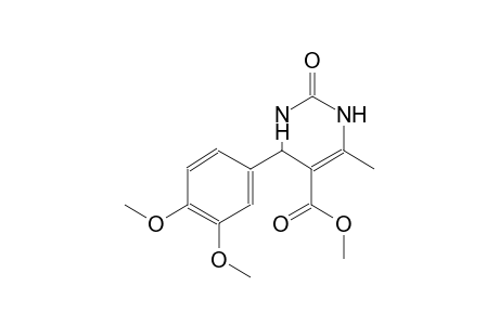 methyl 4-(3,4-dimethoxyphenyl)-6-methyl-2-oxo-1,2,3,4-tetrahydro-5-pyrimidinecarboxylate