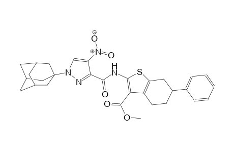 methyl 2-({[1-(1-adamantyl)-4-nitro-1H-pyrazol-3-yl]carbonyl}amino)-6-phenyl-4,5,6,7-tetrahydro-1-benzothiophene-3-carboxylate