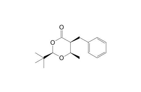 (2R,5S,6R)-5-Benzyl-2-tert-butyl-6-methyl-1,3-dioxan-4-one