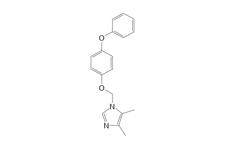 1H-Imidazole, 4,5-dimethyl-1-[(4-phenoxyphenoxy)methyl]-