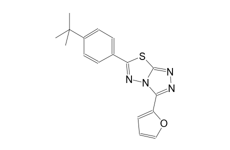 6-(4-tert-butylphenyl)-3-(2-furyl)[1,2,4]triazolo[3,4-b][1,3,4]thiadiazole