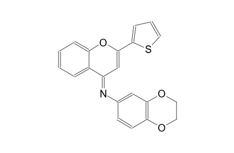 1,4-benzodioxin-6-amine, 2,3-dihydro-N-[(4E)-2-(2-thienyl)-4H-1-benzopyran-4-ylidene]-