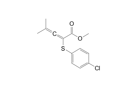 2-[(4-chlorophenyl)thio]-4-methyl-penta-2,3-dienoic acid methyl ester