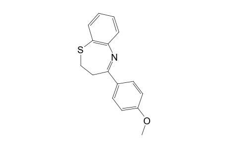 2,3-dihydro-4-(p-methoxyphenyl)-1,5-benzothiazepine