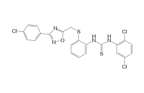 2'-{{[3-(p-chlorophenyl)-1,2,4-oxadiazol-5-yl]methyl}thio}-2,5-dichlorothiocarbanilide